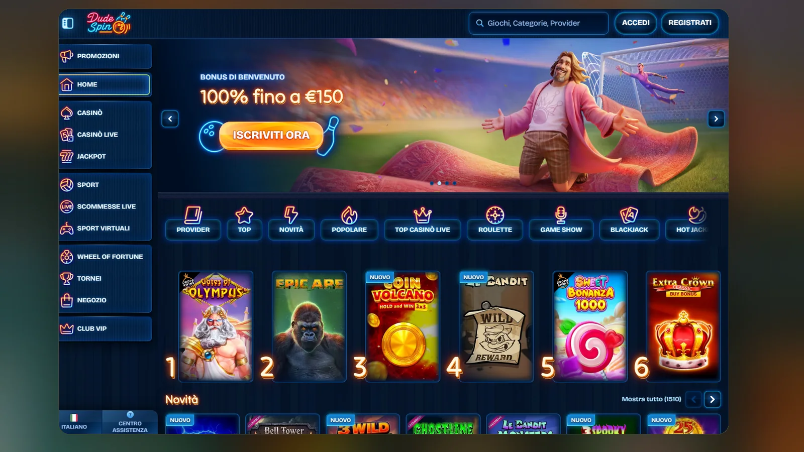 Dudespin bonus