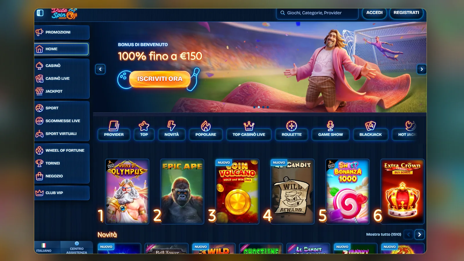 Dudespin login